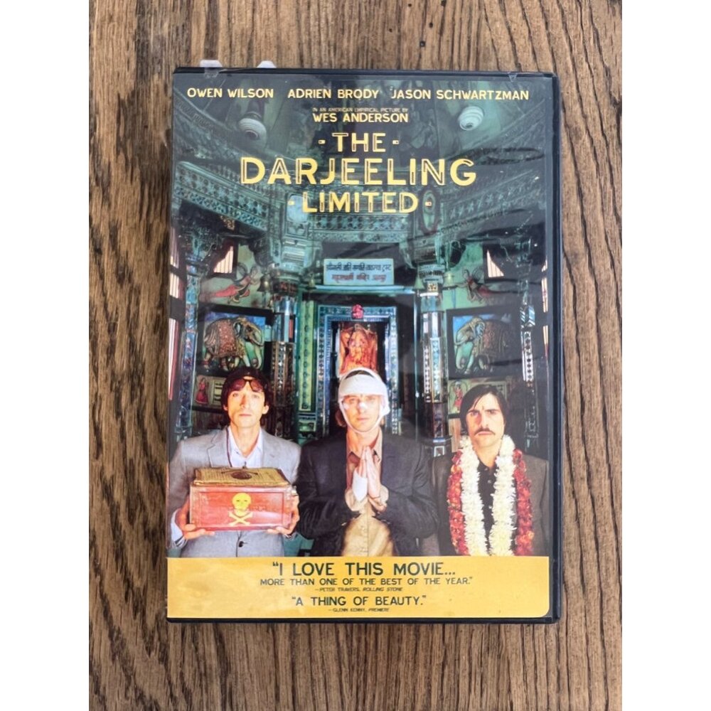 The Darjeeling Limited DVD Wes Anderson Owen Wilson Comedy Movie